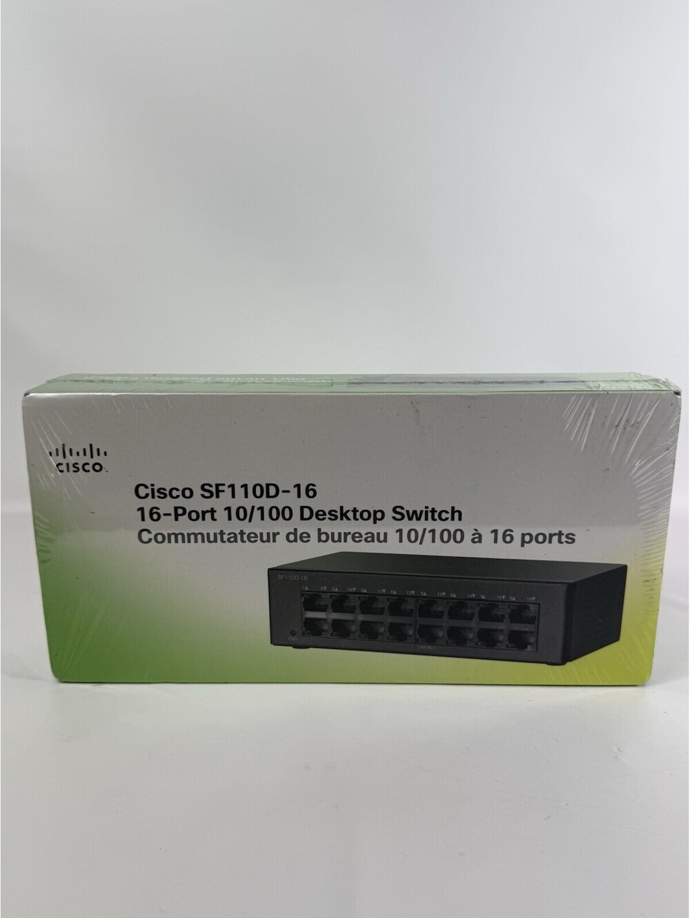 Cisco SF100D-16 16 Port 10/100 Desktop Switch New Factory Sealed